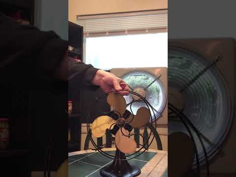 1921 first generation Emerson Junior non oscillating fan.