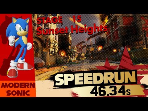 Sonic Forces Speedrun - Sunset Heights 46.34s [WR]
