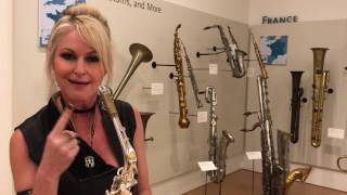 Mindi Abair demonstrates her signature mouthpiece by Theo Wanne