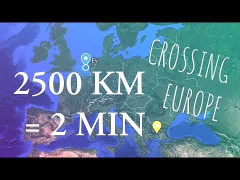 Europe Road Trip: Epic Driving Time Lapse #outdoors #timelapse