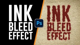 Make Your Text Bleed! INK BLEED EFFECT in Photoshop