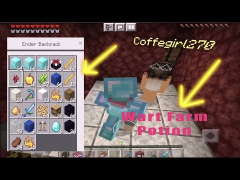 Wart Farm And Potion Making In Minecraft Lifeboat Survival Mode SM 100 Bedrock Server Multiplayer