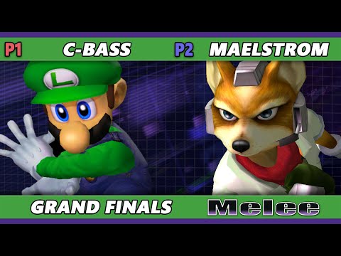 S@X 498 GRAND FINALS - Maelstrom (Fox) Vs. C-Bass (Luigi) Smash Melee - SSBM