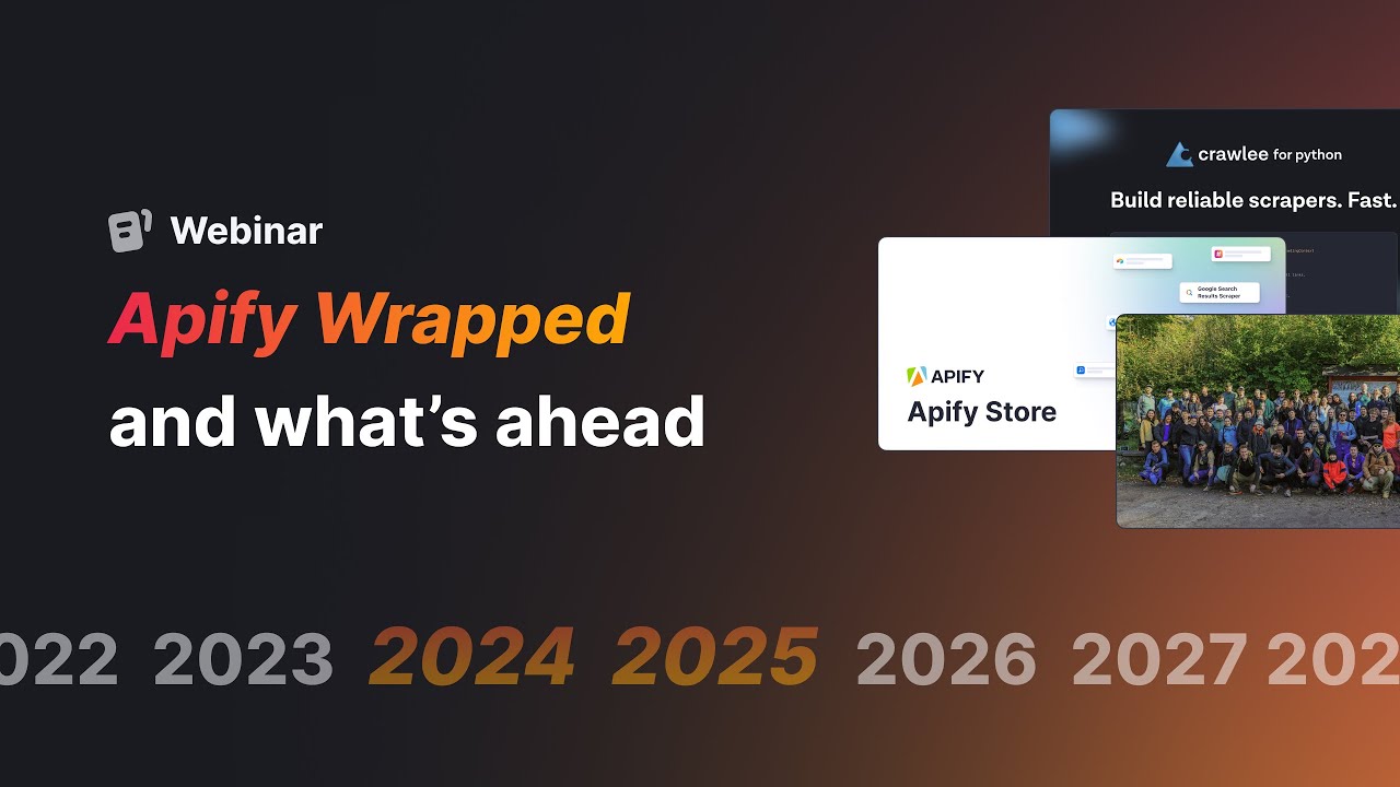 Apify Wrapped and what's ahead in the coming year?