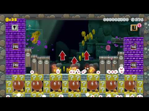 Bob-omb's House by Boshow 🍄 Super Mario Maker 2 #aiq 😶 No Commentary