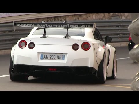 Liberty Walk Nissan GTR w/ Akrapovič Exhaust in Monaco