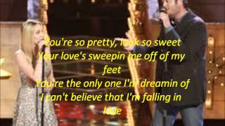 Blake Shelton and Danielle Bradbery-Timber,I&#39;m Falling in Love-The Voice 4-Top 3