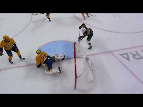 Wild Score In Overtime on Dislodged Net vs. Predators