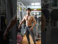 Indian bodybuilding sk Raheem posing in the gym