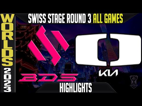 BDS vs DK Highlights ALL GAMES | Worlds 2023 Swiss Stage Day 5 Round 3 | Team BDS vs DPlus KIA