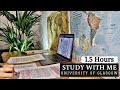 1.5 HOUR STUDY WITH ME at the STUDY CORNER | Background noise, no breaks, real-time, no music