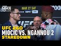 UFC 260: Stipe Miocic vs. Francis Ngannou 2 Face Off - MMA Fighting