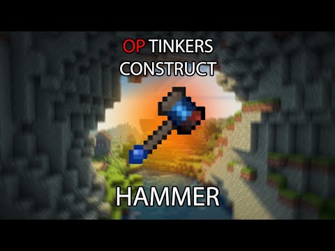 Modded Minecraft: How To Make An OP Tinkers Hammer Short