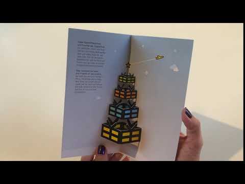 #1224 Köln Bonn Airport 3D Karte: Papiermechanik mit Wow-Effekt | BMOSS