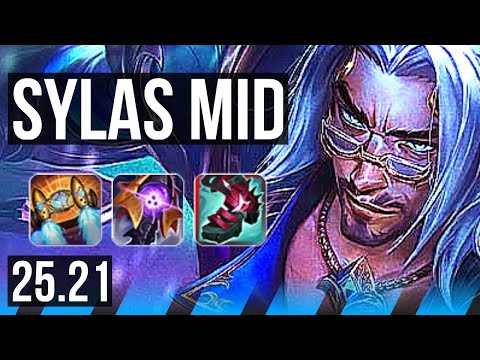SYLAS vs KATARINA (MID) | Legendary | NA Challenger | 25.21