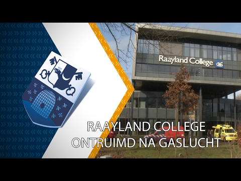 Raayland College ontruimd na gaslucht - 21 februari 2017 - Peel en Maas TV Venray
