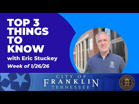TOP 3 THINGS TO KNOW WITH ERIC STUCKEY: Week of 1/26/26
