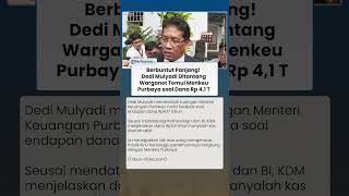 Berbuntut Panjang, Dedi Mulyadi Ditantang Warganet Temui Menkeu Purbaya soal Dana Rp 4,1 Triliun