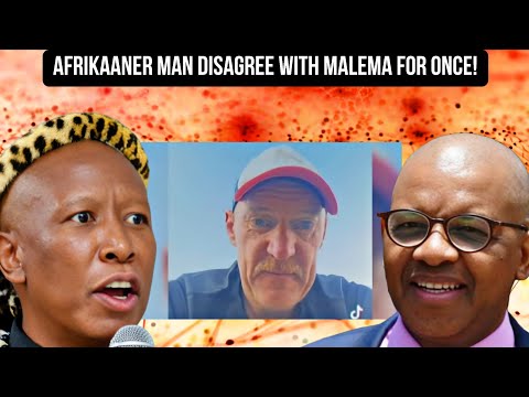 AFRIKAANER MAN DISAGREE WITH JULIUS FOR ONCE & SPEAK NATIVE LOCAL LANGUAGE!