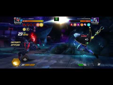MCOC 6 star rank 5 ascended Vox vs Rank 3 Storm X battleground rich get richer meta