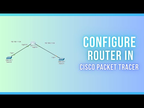 How to Configure Router in CISCO Packet Tracer? Basic CISCO Router Configuration