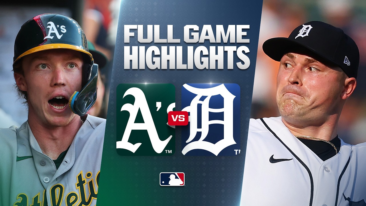 7월8일 애슬레틱스 디트로이트 MLB 하이라이트