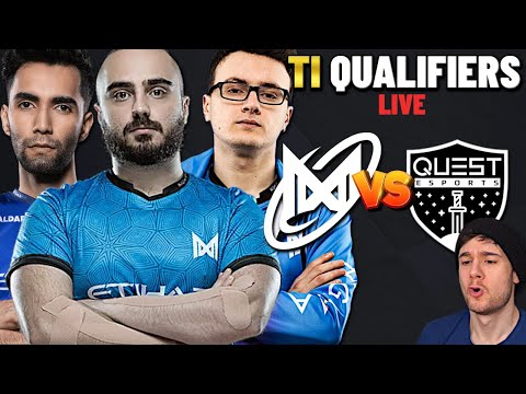 Alte Legenden | TI Qualifiers, Nigma vs Quest | German live cast 2024