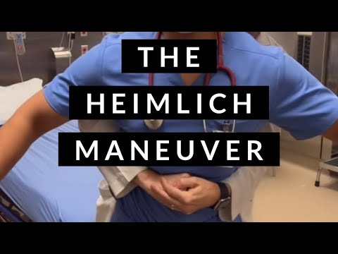 ER doctor teaches Heimlich maneuver