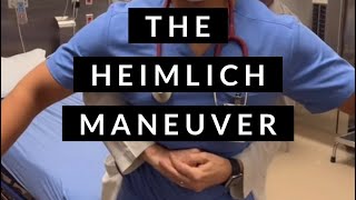 Download lagu ER doctor teaches Heimlich maneuver mp3 Download lagu ER doctor teaches Heimlich maneuver mp3