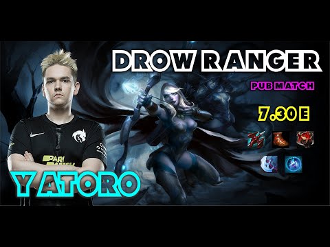 Yatoro | Team Spirit | Drow Ranger Carry | 7.30 E | Dota 2 | META | Pub Match