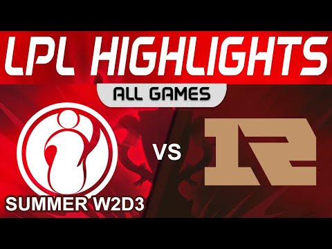 IG vs RNG Highlights ALL GAMES LPL Summer Season 2023 W2D3 Invictus Gaming vs Royal Never Give Up
