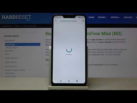 ASUS ZenFone Max M2 and Apps Permissions - Programs Settings