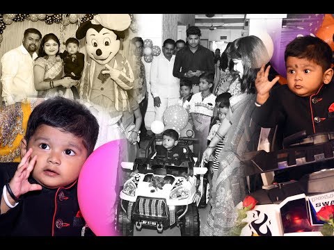 Vedant 1st Birthday Celebration highlights 2017