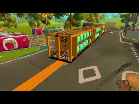 Scrap Mechanic Fant Mod: Monorail - So...it kind of works?