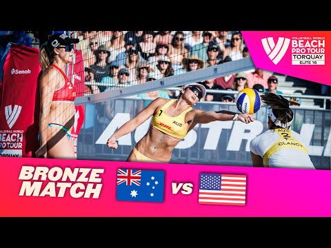 Clancy / Mariafe vs. Nuss / Kloth - Bronze Match Highlights Torquay 2022 #BeachProTour