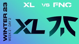 LEC Winter Split 2023 - W2D2 - XL vs FNC