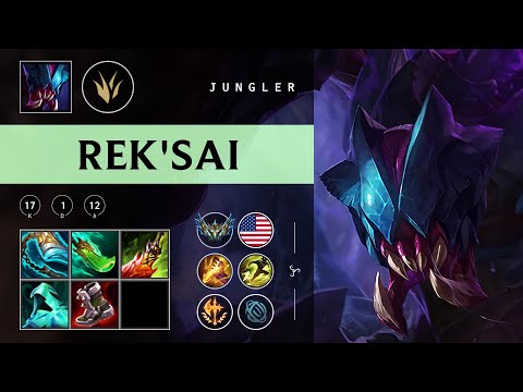 Rek'Sai Jungle vs Nidalee - NA Challenger Patch 25.24