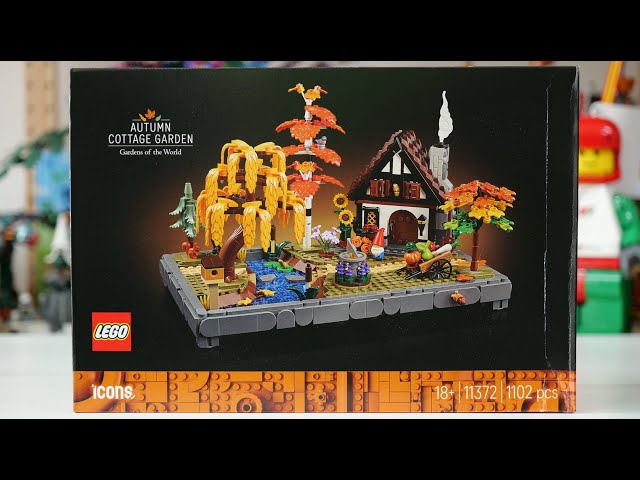 Vídeo relacionado con LEGO Icons Jardín Rural Otoñal - Maqueta de Miniatura para Adultos - Kit de Construcción con Casa, 4 Árboles, Figuras de Animales del Bosque y Flores - Decoración de Otoño - Idea de Regalo 11372