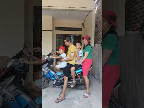 Kakak Curang biar bisa naik motor jalan-jalan‼️