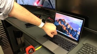 How far can an Apple Watch unlock a MacOS MacBook from?