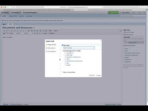 Creating a short course using PBWorks - Tutorial