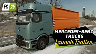 Watch and explore about Farming Simulator 25 - Mercedes-Benz Trucks Pack