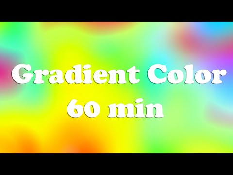 COLOR CHANGING MOOD LIGHT with RADIAL gradient colors - Screensaver Lights- Relaxing