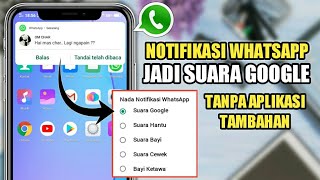 Download lagu Cara Mengganti Notifikasi Wa Dengan Suara Google Tanpa Aplikasi | Trik Whatsapp mp3