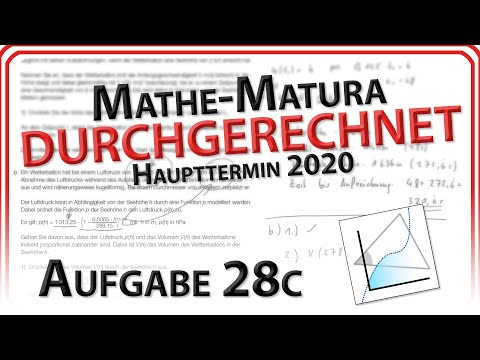 Matura 2020: Aufgabe 28c -  Ozonmessungen (Haupttermin) | Mathe Easy Going