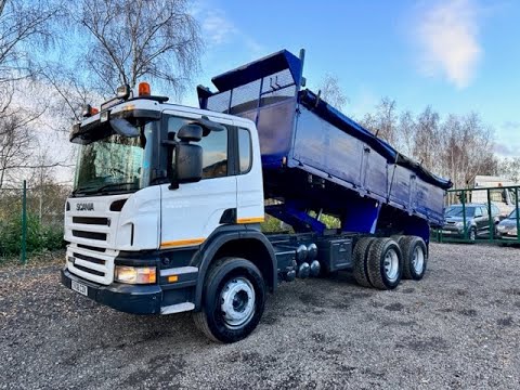 SV08 CZK - Scania P380 6x4 Day Cab Steel Tipper | Law Truck Centre UK