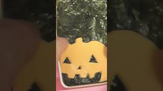 ハロウィンのり弁当！チェダーチーズのスライスチーズで✨