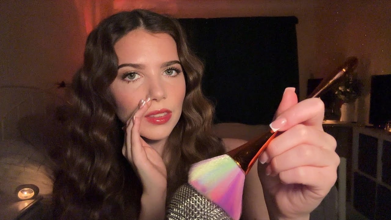 ASMR Mouth Sounds and Mic Brushing *Super relaxing*