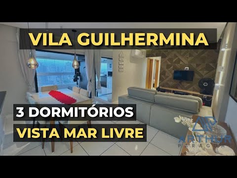 Apartamento à venda em Praia Grande - Guilhermina - 3 dormitórios - Mobiliado