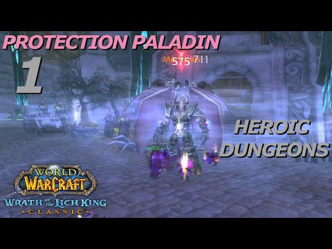 Let's Play WoW - Wrath Classic - Protection Paladin Heroic Dungeon Gearing - Part 1 -  Nexus, Strath